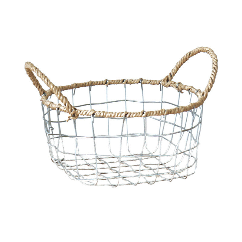 Personality Wire Woven Storage Basket