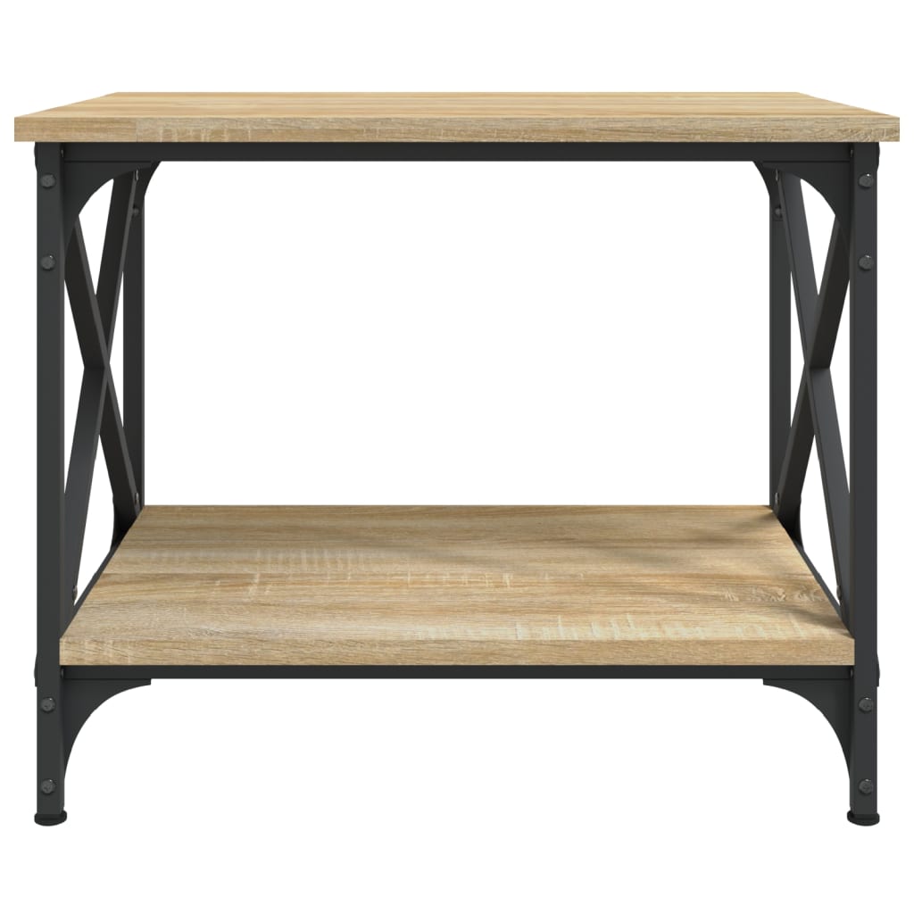 Tavolino laterale Sonoma Oak 55x Materiale a base di legno