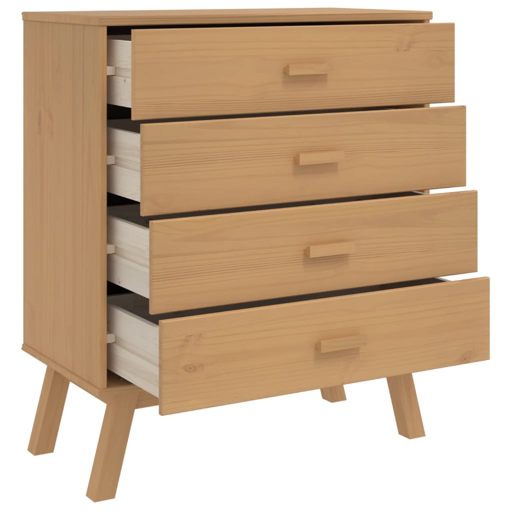 Cassettiera OLDEN, legno massello di pino