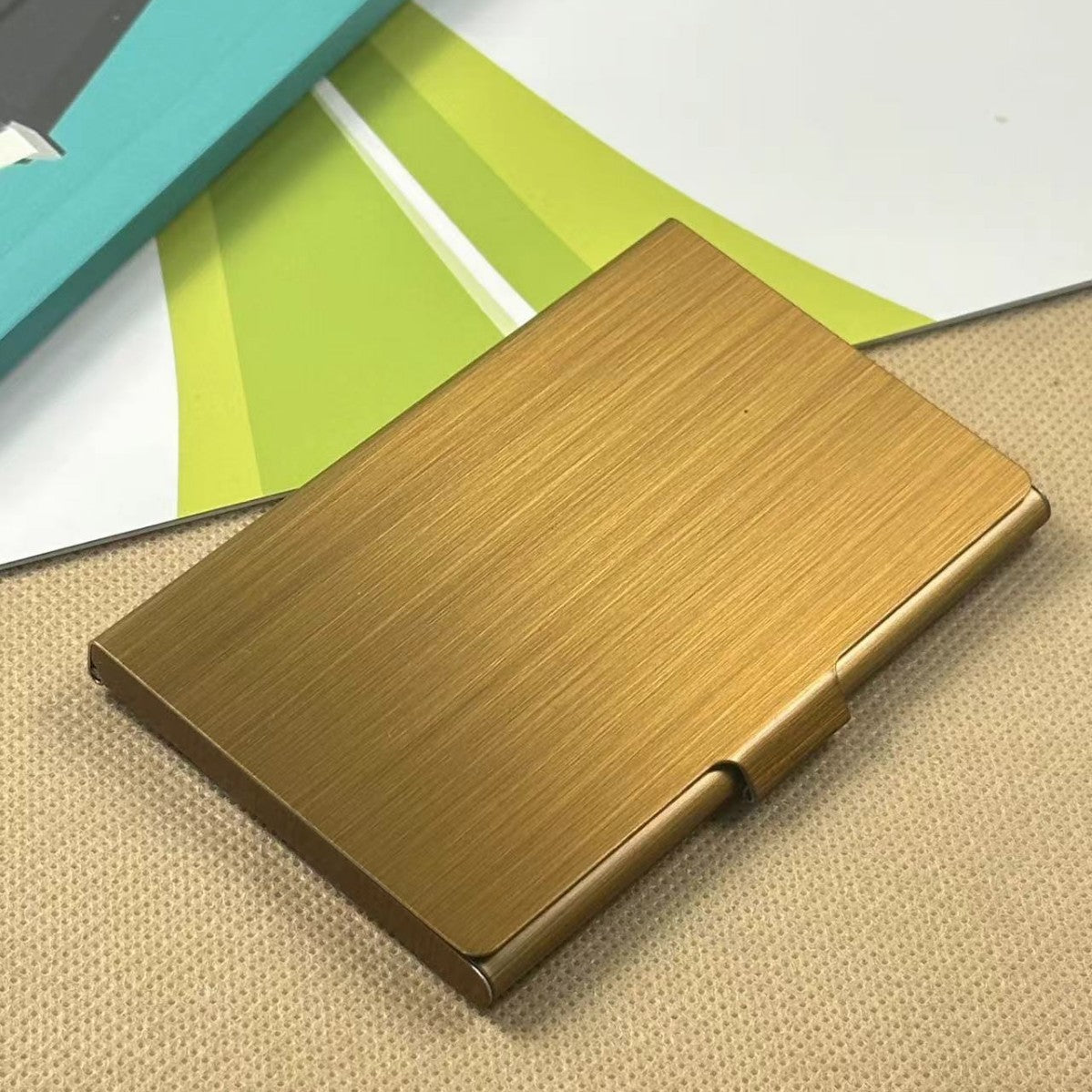 Stainless Steel Electroplating Business Card Holder
