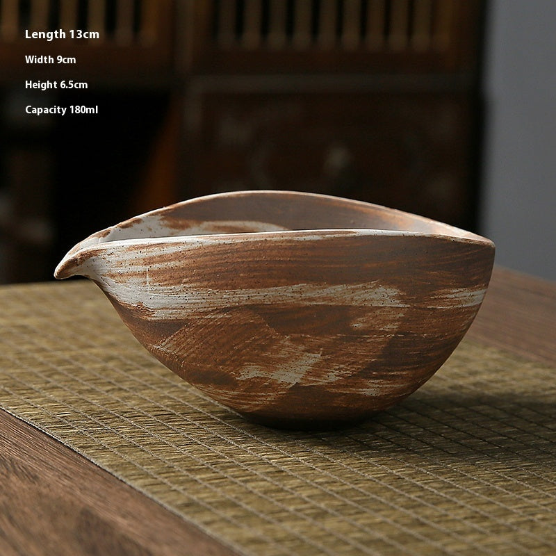 Tea Set For Making Matcha With Coarse Pottery