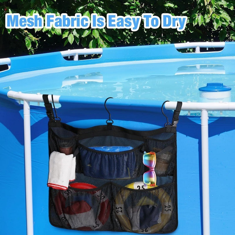 Large Capacity Swimming Pool Mesh Buggy Bag