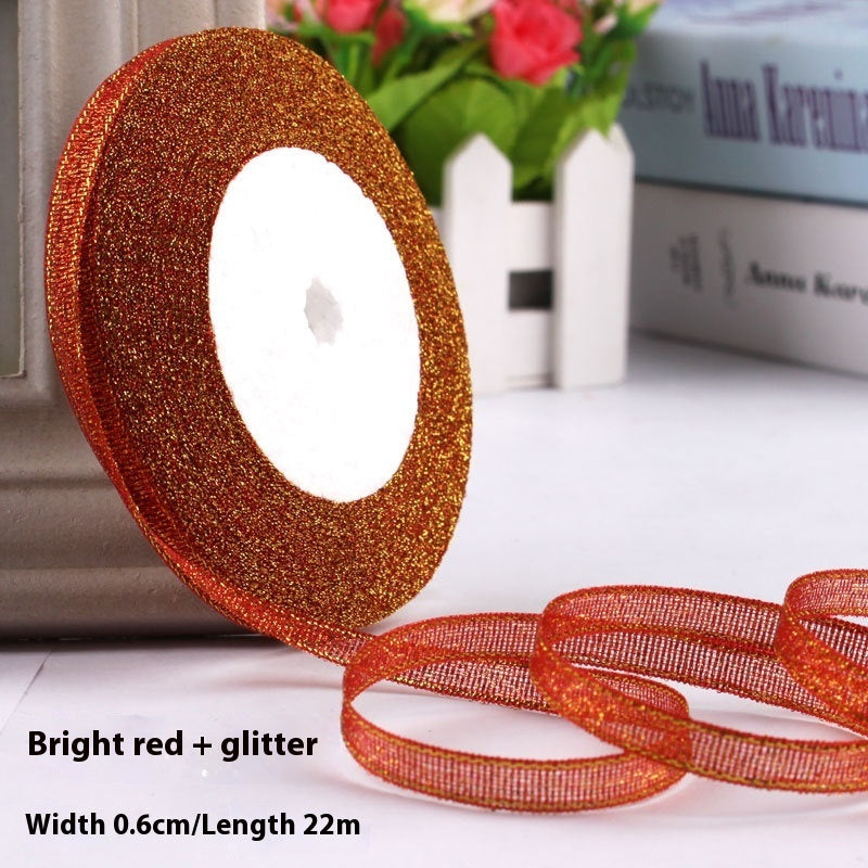 Colored Bands Gift Packaging Bow Ribbon