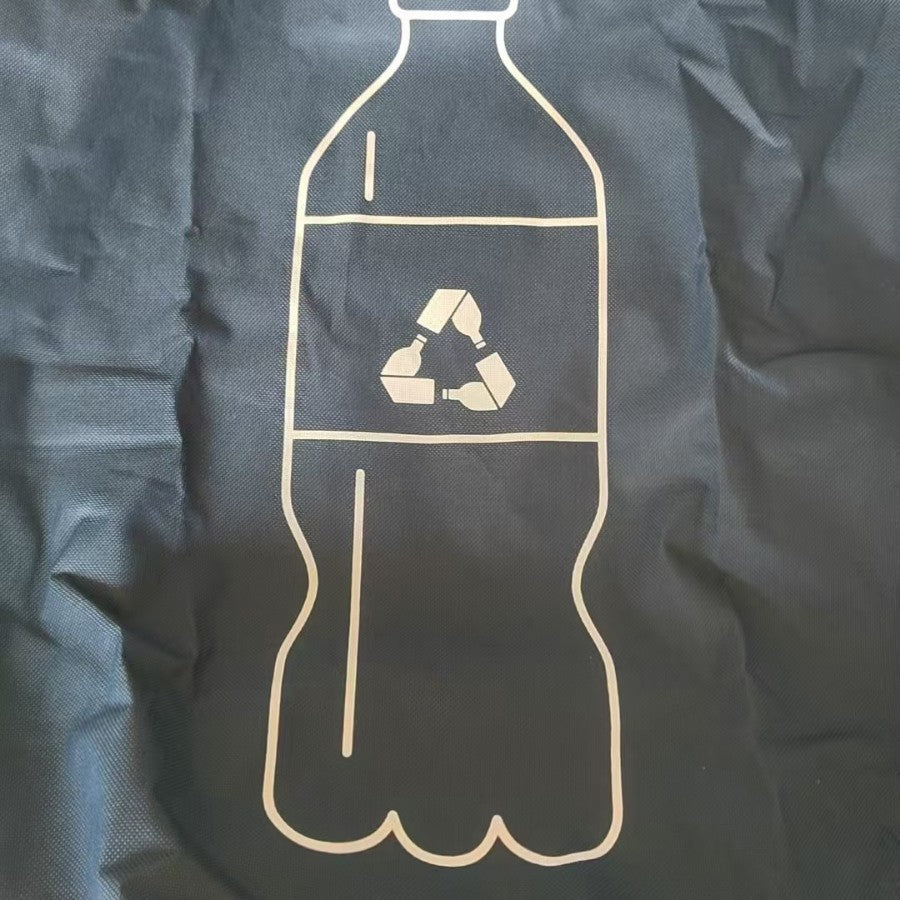 Aluminum Handle Folding Recycling Box American Plastic Bottle Storage Basket