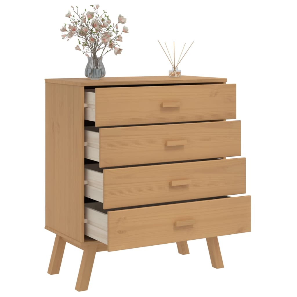 Cassettiera OLDEN, legno massello di pino