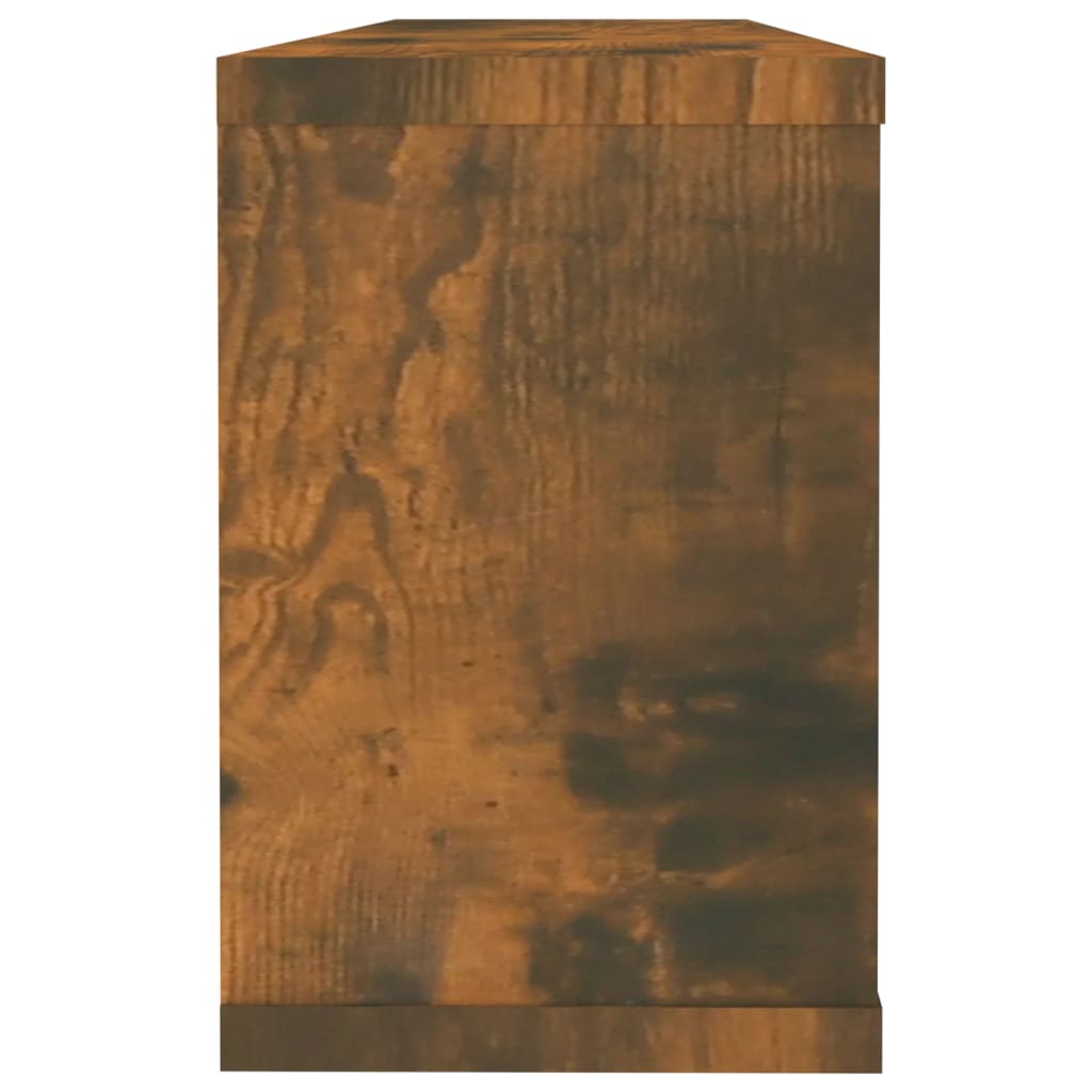 Mensole a cubo 6 pezzi Rovere affumicato 60x Materiale a base di legno
