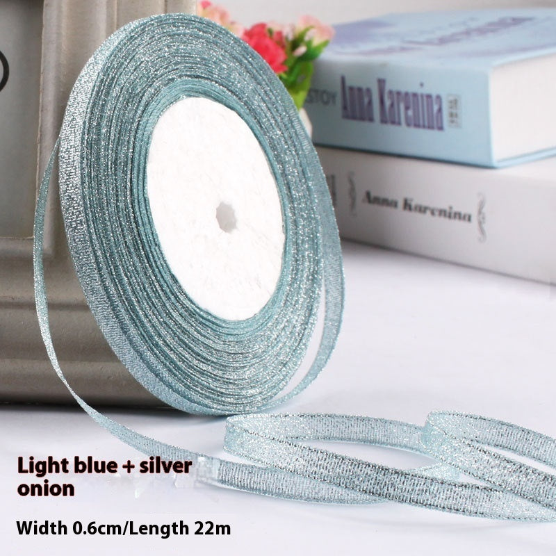 Colored Bands Gift Packaging Bow Ribbon