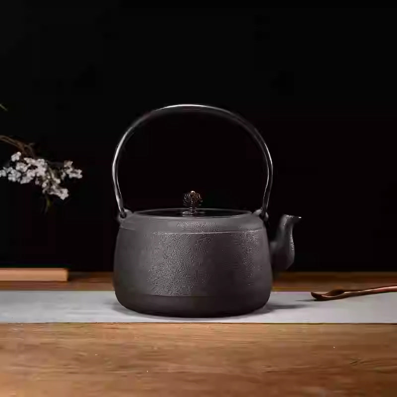 Handmade Iron Pot Chinese Lost-wax Casting Craft Cast Iron Teapot