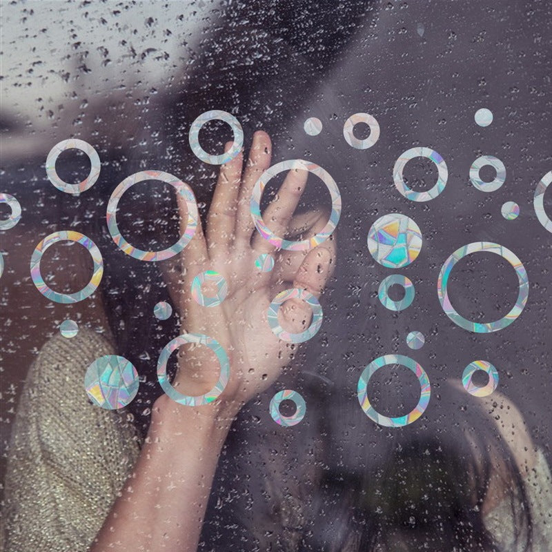 Non-adhesive Static Window Film 3d Glass Film Paper-cut For Window Decoration