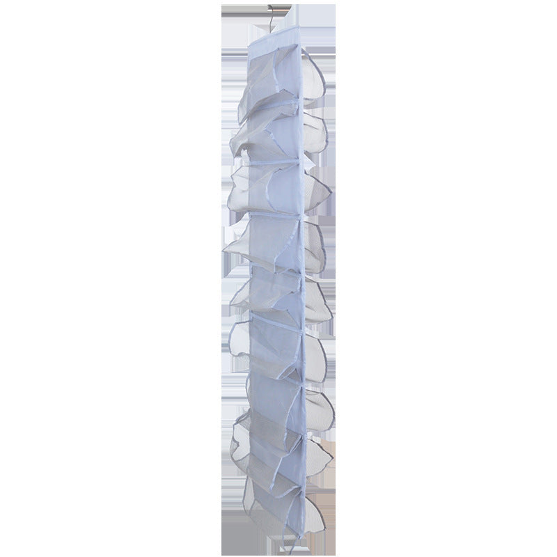 Washed Oxford Cloth Double Sided Mesh Hanging Bag