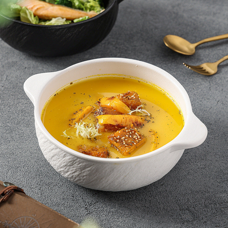 New Household Minimalist Binaural Japanese Instant Noodle Bowl