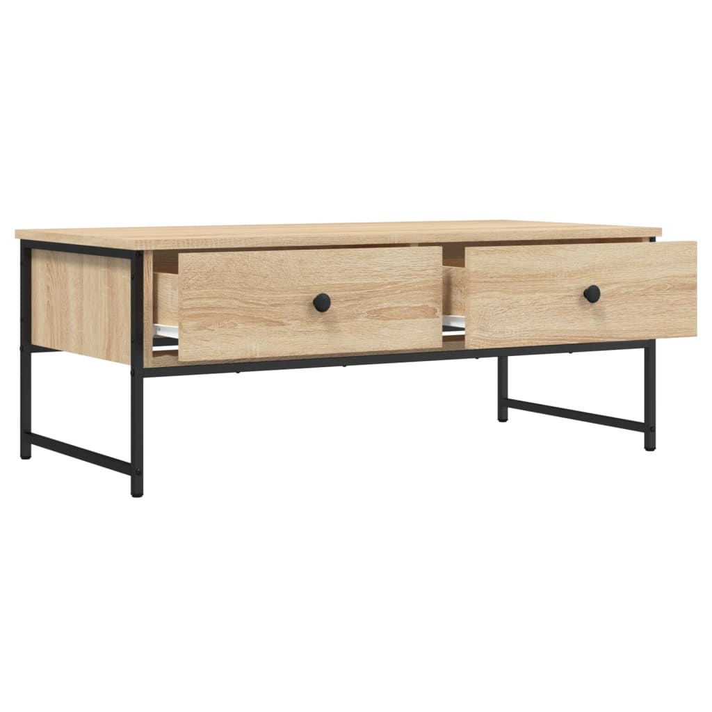 Tavolino da caffè Sonoma Oak 101x49x39,5 cm Tavolino da caffè in materiale a base di legno