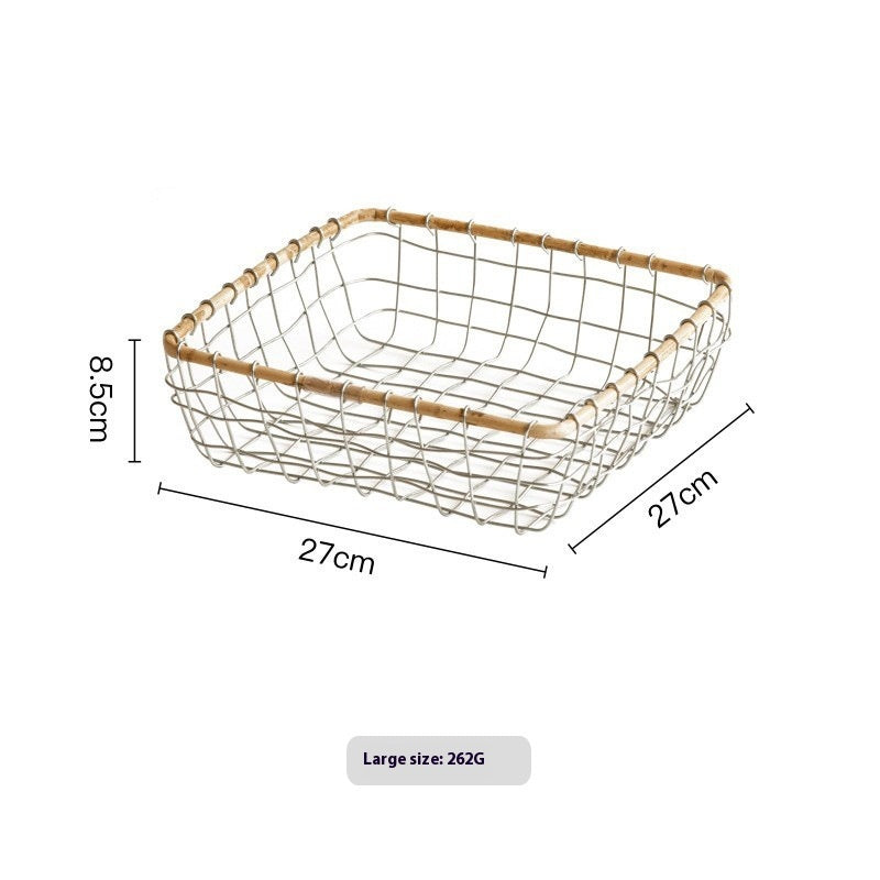 Personality Wire Woven Storage Basket