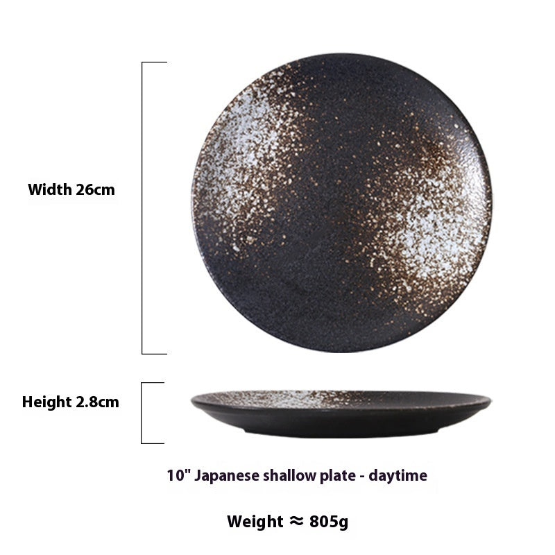 Japanese Household Simple Ceramic Shallow Plate