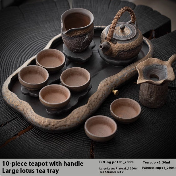 Home High-end Souvenir Teapot Teacup Dry Tea Tray