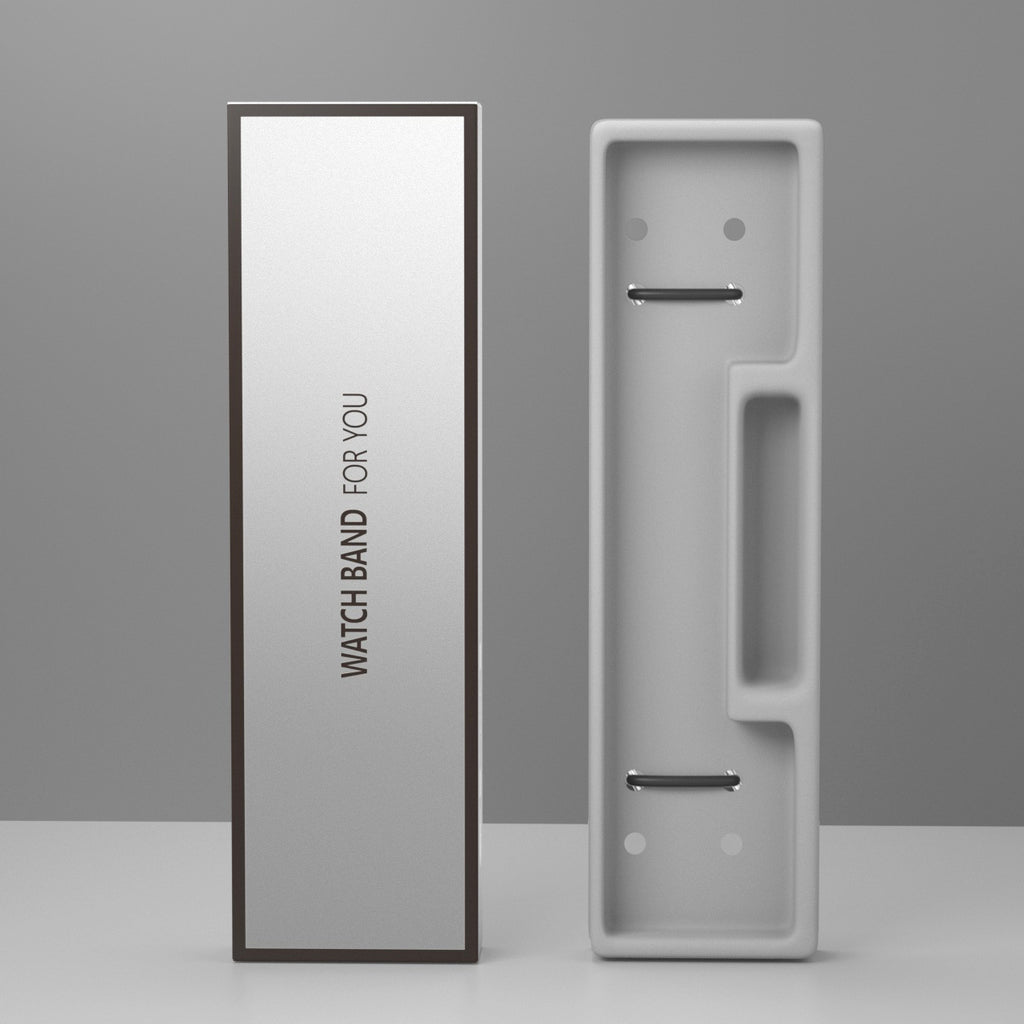 Flocking Blister Neutral Silver Card Strap Packing Box