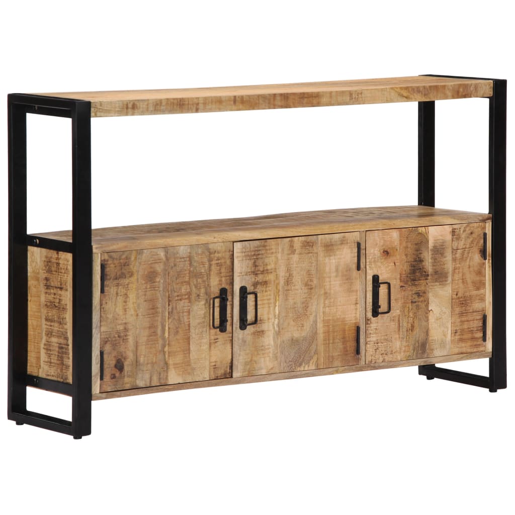 Credenza 120x30x75 cm Legno massello di mango