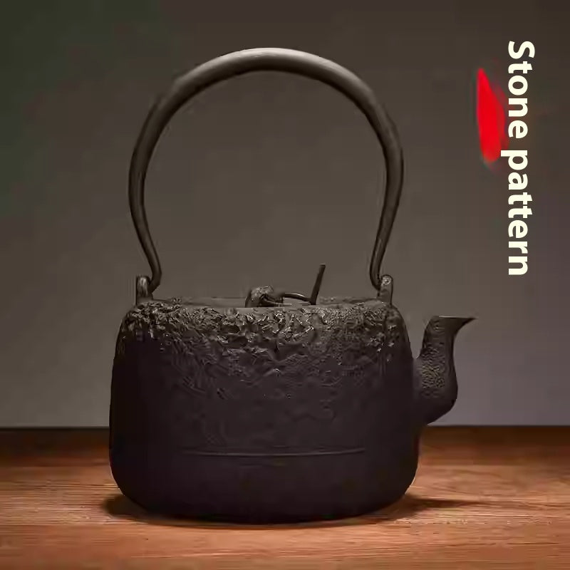 Handmade Iron Pot Chinese Lost-wax Casting Craft Cast Iron Teapot