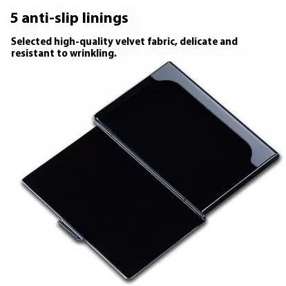 Stainless Steel Electroplating Business Card Holder