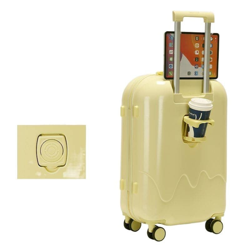 Ice Cream Pattern Luggage Small Lightweight Universal Wheel