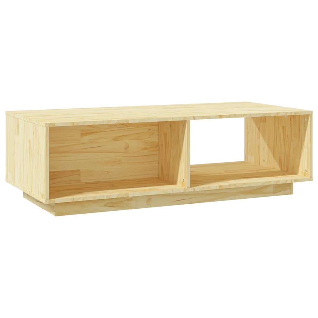 Tavolino da caffè 110x50x33,5 cm Legno massello di pino