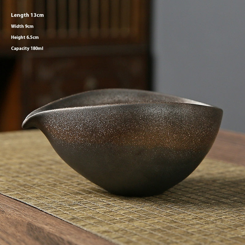 Tea Set For Making Matcha With Coarse Pottery