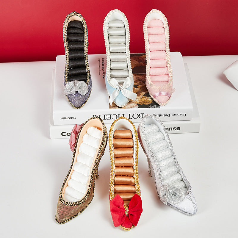 Jewelry Display Shelf High Heels Storage Ear Stud And Ring Home