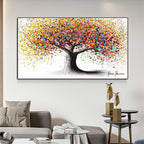 Decorative painting of art pavilion living room